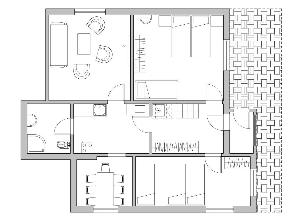 Apartman U Kacaku Vrchlabí Buitenkant foto